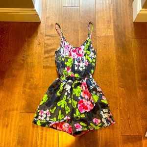 Floral Skort Romper